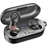 Tozo T10 Bluetooth 5.3 Wireless Earbuds With Wireless Charging Case Ipx8 Waterproof Stereo Headphones In Ear Built In Mic Headset Premium Sound With Deep Bass For Sport Black 2022 Upgraded