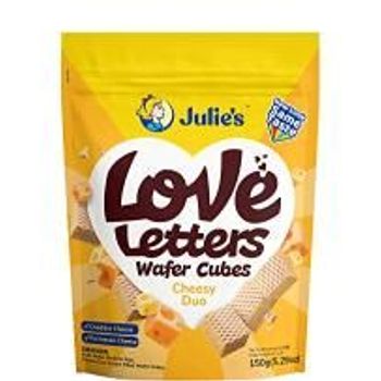 Julie's Cheesy Duo Wafer Cubes 150g