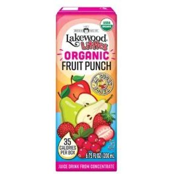 Lakewood - Organic Juice Boxes, Littles Organic Fruit Punch Juice (8x200ml)