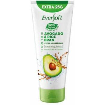 Eversoft Face Wash Facial Cleanser Organic Avocado And Rice Bran Oil 195g