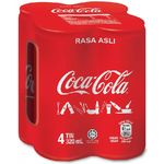 Coca Cola Original Less Sugar 4 Packs x 320ml