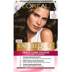 Loreal Paris Excellence Creme Hair Dye 3 Dark Brown