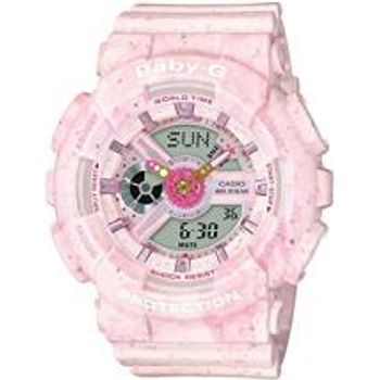 Casio Baby-g World Time Shock Resistant Ba-110pi-4a Ba110pi-4 100m Women's Watch