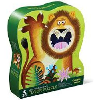 Crocodile Creek Very Wild Animals 36-piece Floor Puzzle 20 Inches X 27 Inches Completed Size Designed For Kids Ages 3 Years And Up
