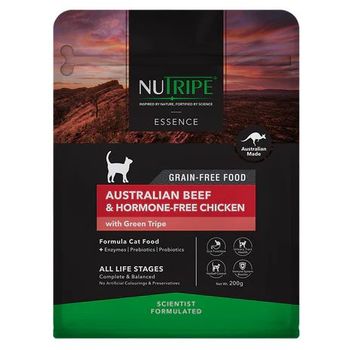 Nutripe Cat Essence Australian Beef & Hormone-Free Chicken With Green Tripe 200g