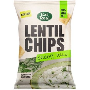 Eat Real - Lentil Snack, Creamy Dill Chips (95g)
