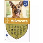 Advocate Flea & Heartworm Spot-on For Dogs XL (25kg-40kg) 6 tube