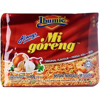 Ibumie Mi Goreng Noodles Original Flavour 80g
