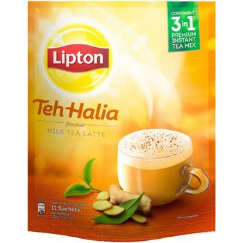 Lipton 3 In 1 Milk Tea Teh Halia 12 x 20g