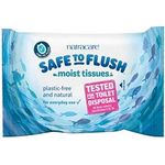 Natracare Safe To Flush Moist Tissues 30 Count 30 CT