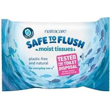 Natracare Safe To Flush Moist Tissues 30 Count 30 CT