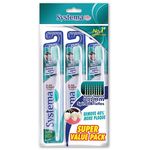 Systema Toothbrush Super Value Pack 3's Full Head 