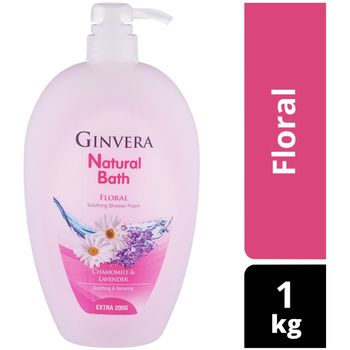 Ginvera Natural Bath Shower Foam Floral