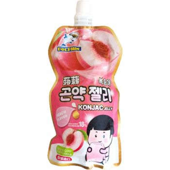 Captain Dolphin Peach Konjac Jelly 130g