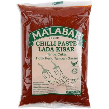 Malabar Chilli Paste Lada Kisar 500g