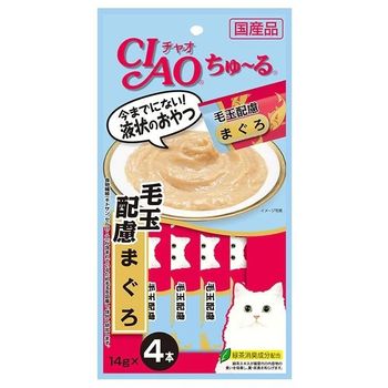 Ciao Chu Ru White Meat Tuna with Fiber Hairball 14g