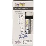 Aura Cacia Roll-On Essential Oil Blend Peppermint 0.31 Ounce