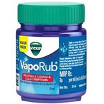 Vicks Vapo Rub With Menthol Camphor And Eucalyptus Oil Relieves Cold And Cough Clears Blocked Nose 25ml 