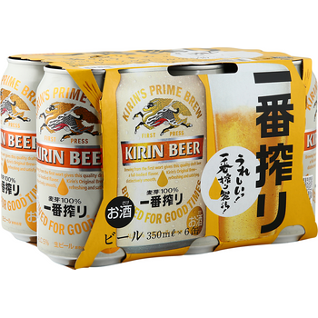 Kirin Ichiban Shibori 350ml x 6 Cans