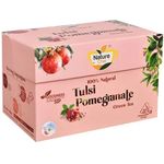 Nature Chai Tulsi Pomegranate Green Tea Biodegradable Pyramid Bags 40g