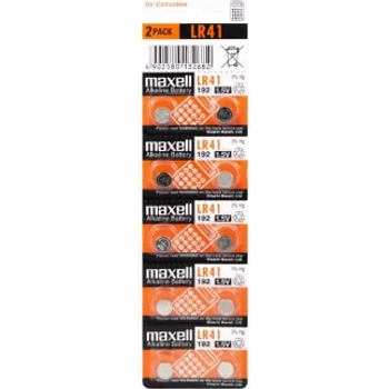 Maxell LR41 Alkaline Batteries