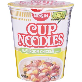 Nissin Instant Cup Noodles Mushroom Chicken