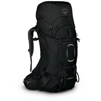 Osprey Aether Mens Backpacking Backpack Black S M 55l