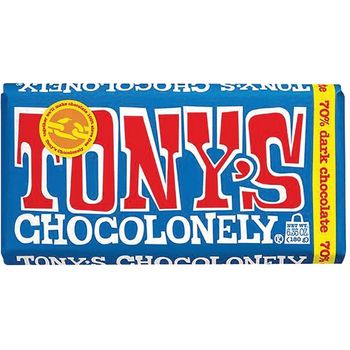 Tonys Chocolonely 70% Dark Chocolate Bar 180g | Exp: 05 Jan 2025