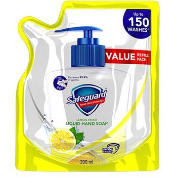 Safeguard Liquid Hand Soap Lemon Refill 200ml