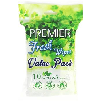 Premier Fresh Wipes 3 in 1 10pcs