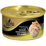 Sheba Cat Canned Food Succulent Chicken Breast With Salmon 85g