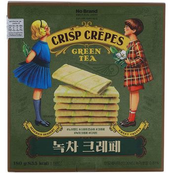 No Brand Crisp Crepes Green Tea 180g