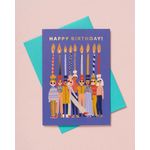 Ohh Deer HBD Candle Ladies