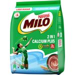 Nestle Milo 2 In 1 Instant Chocolate Malt Calcium Enriched 12 x 30g