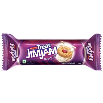 Britannia Treat Biskut Krim Jim Jam 100g