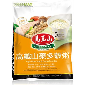 Greenmax High-fiber Yam Multi-grain Porridge 35g×12pcs bag