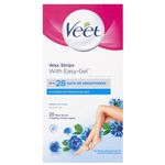 Veet Hair Removal Cold Wax Strips Sensitive Skin 20pcs