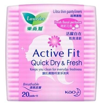 Laurier Daily Fruit-Flavored Sanitary Napkins 20 pieces