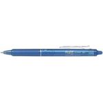 Pilot Frixion Clicker Retractable Erasable Rollerball 0.7 Mm Tip Light Blue Single Pen