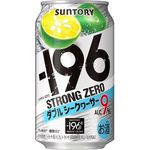 Suntory 196 Strong Zero Sugar Sparkling Double Citrus Depressa Flavour 350ml