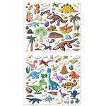Epigram Books Dinosaur Puffy Sticker Play Scene Book