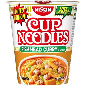 Nissin Cup Noodles Fish Head Curry Flavor 73g