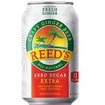 Reed's Craft - Ginger Beer, Zero Sugar Extra (4 x 12oz)
