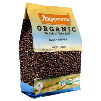 Annapoorna Organic Black Pepper 100g
