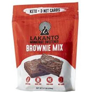 Lakanto Sugar-free Brownie Mix 3 Net Carbs Gluten-free 16 Servings