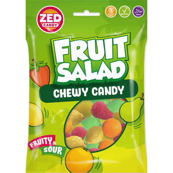 Zed Soft Chewy Candy Fruit Salad 90g