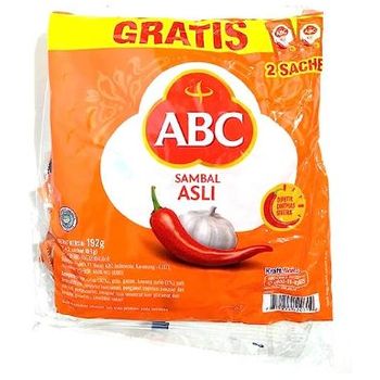 ABC Sambal Asli Chili Sauce 8g x 22 Sachets