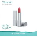 Wardah Exclusive Lipstick 16 Summer Pink 3.5g