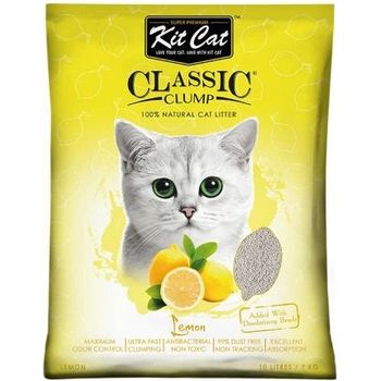 Kit Cat Classic Clump Cat Litter Lemon 10L