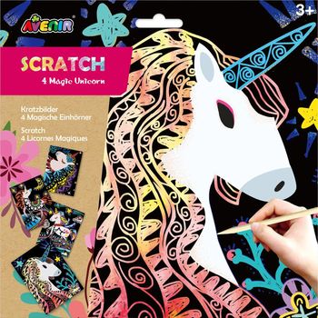 Avenir Scratch Art Magic Unicorn